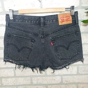 LEVI Button Fly High Rise Denim Short Size 27
